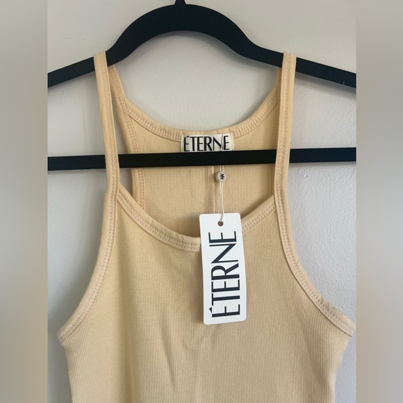 New with Tags Eterne Tank Mini Dress Oat Small - Picture 4 of 13